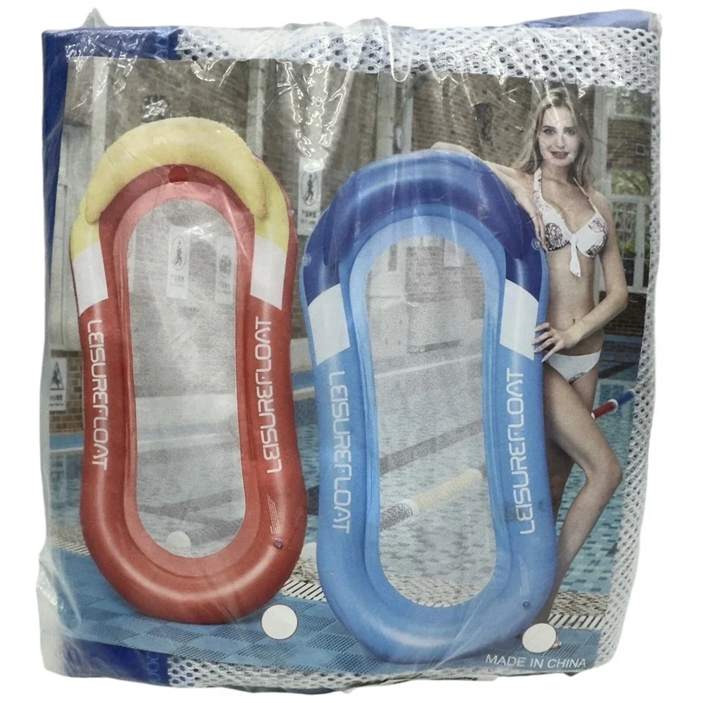 Inflatable Foldable Floating Bed Float‎ Chair Beach Swimming Pool Raft Water Toy